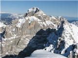 Špik nad Špranjo - Modeon del Buinz 2554 m Na drugi strani še Viš in...